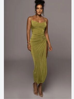 Jluxlabel - Pistachio High Standards Maxi Dress NWT